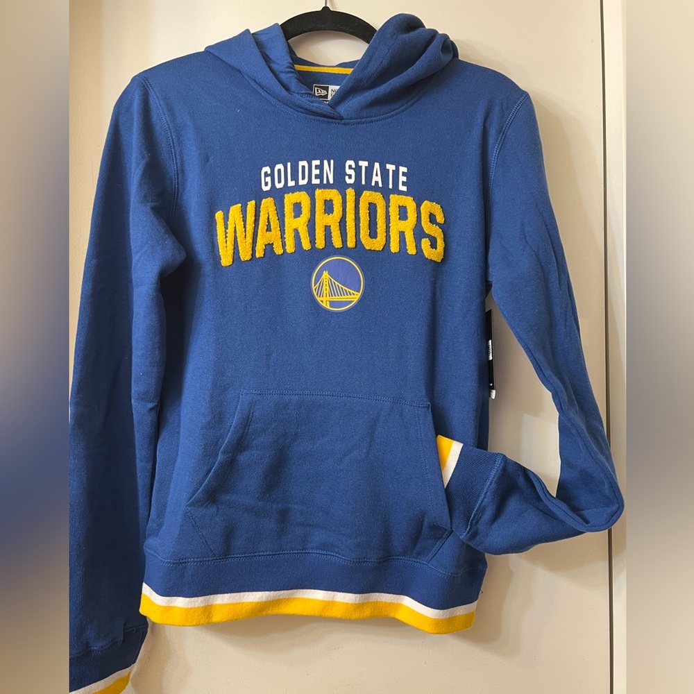 *NEW* Women's Golden State Warriors Blue & Golden Pullover Hoodie